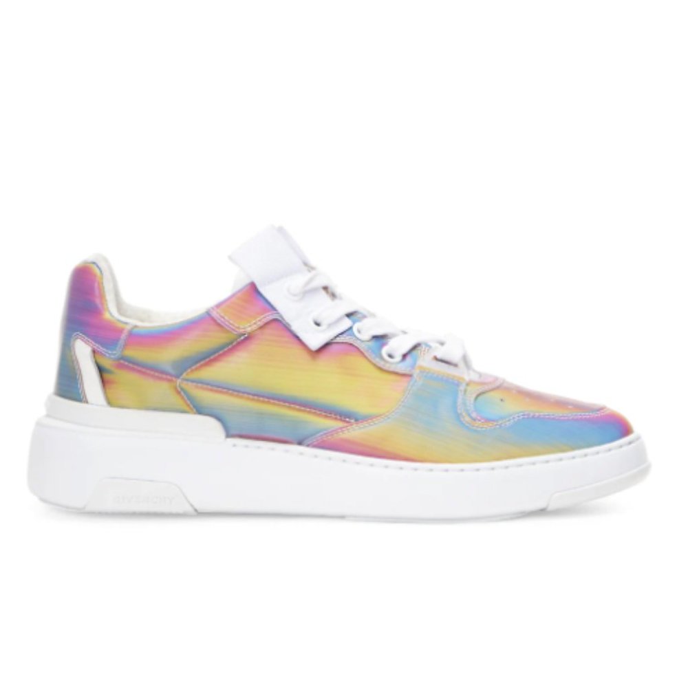 Givenchy Wing Iridescent Low-Top Sneakers (Multi)